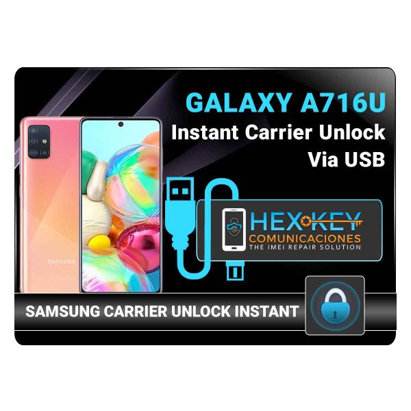 A716U Samsung Instant USB Carrier Unlock